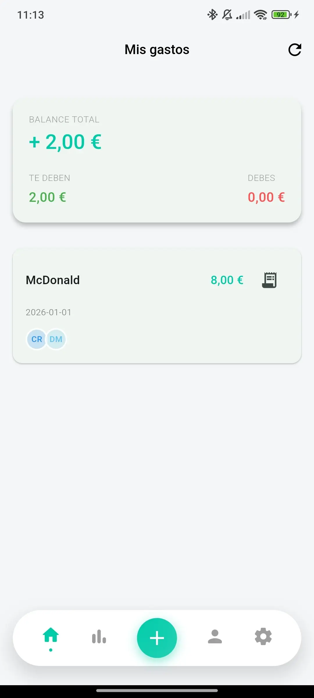 App interface